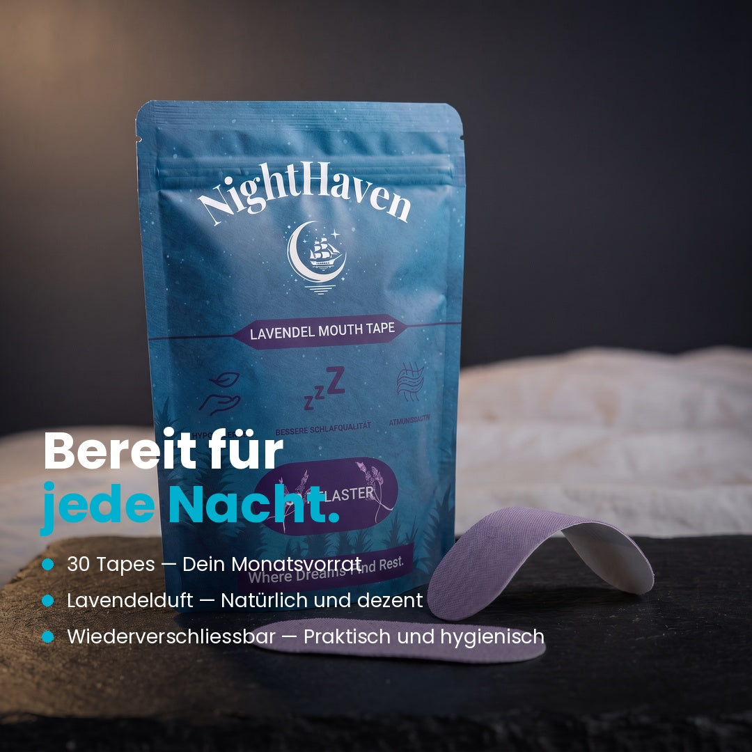 NightHaven Lavendel Mouth Tape – bereit für jede Nacht