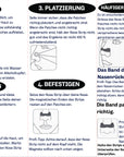 Bedienungsanleitung NightHaven Magnetische Nose Strips – Schritt-für-Schritt Erklärung zum Reinigen, Anbringen, Platzieren und Befestigen