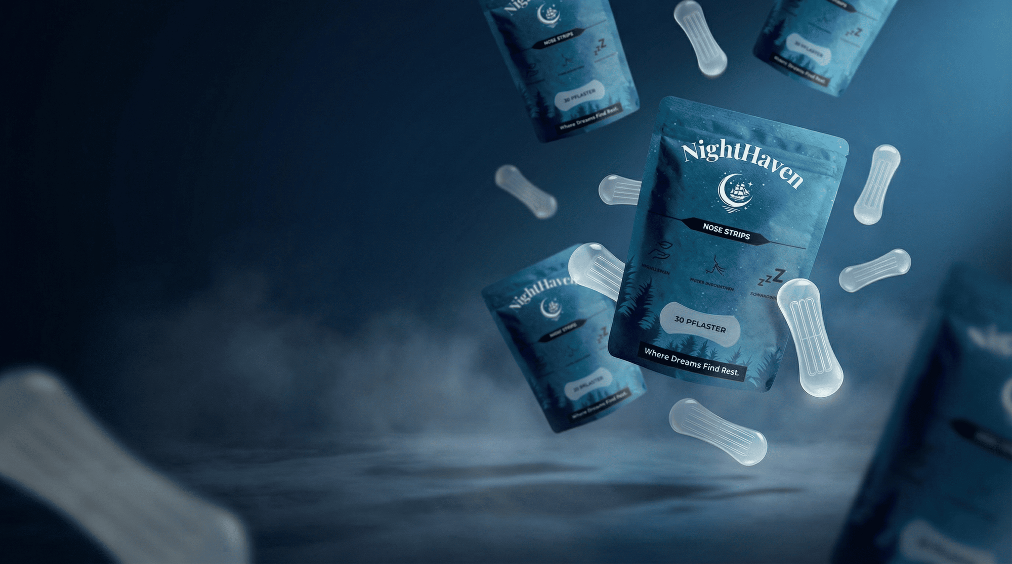 Nose Strips für besseren Schlaf – Nasenpflaster gegen Schnarchen | NightHaven
