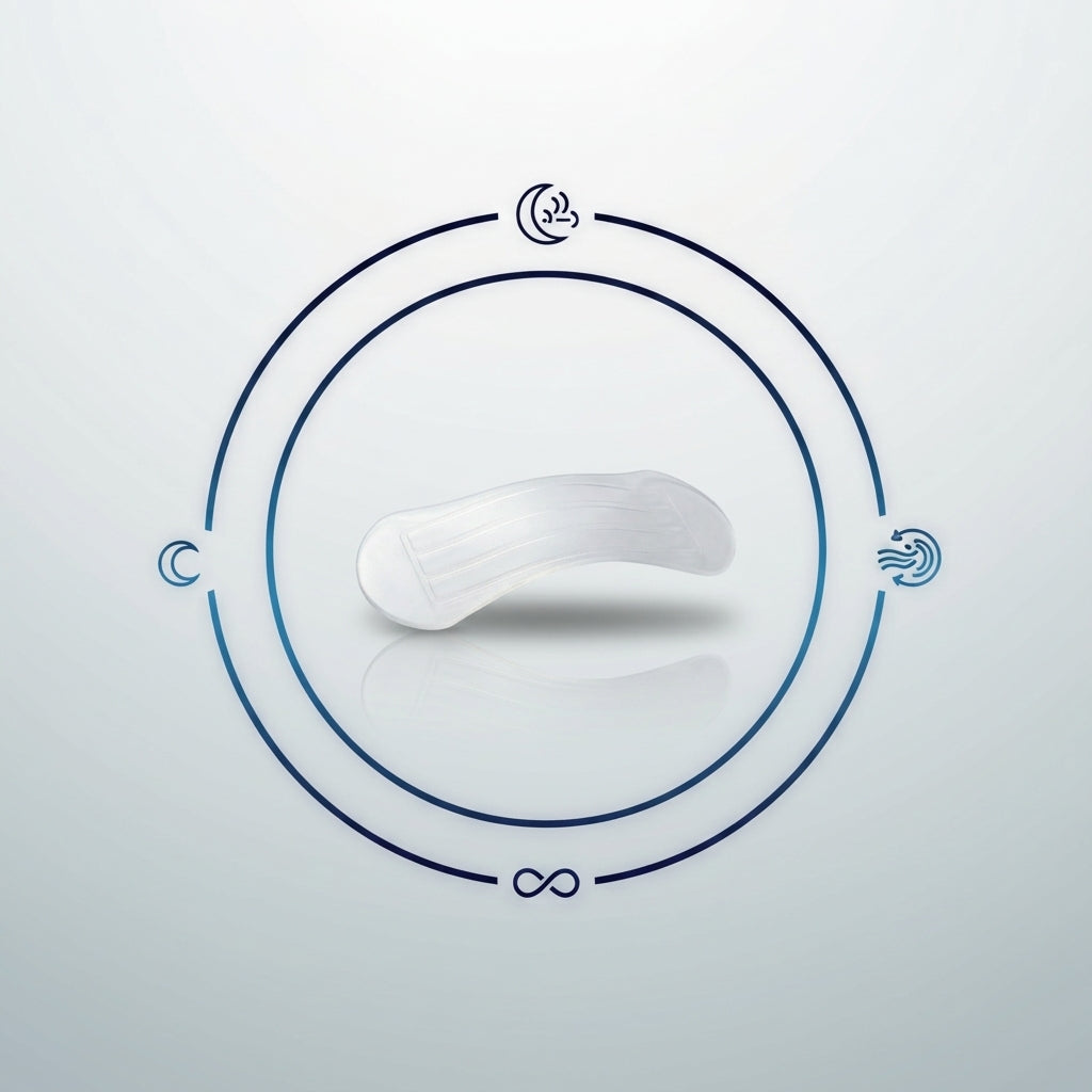 Transparenter Nose Strip für bessere Nasenatmung und erholsamen Schlaf – innovatives Nasenpflaster zur Verbesserung der Schlafqualität