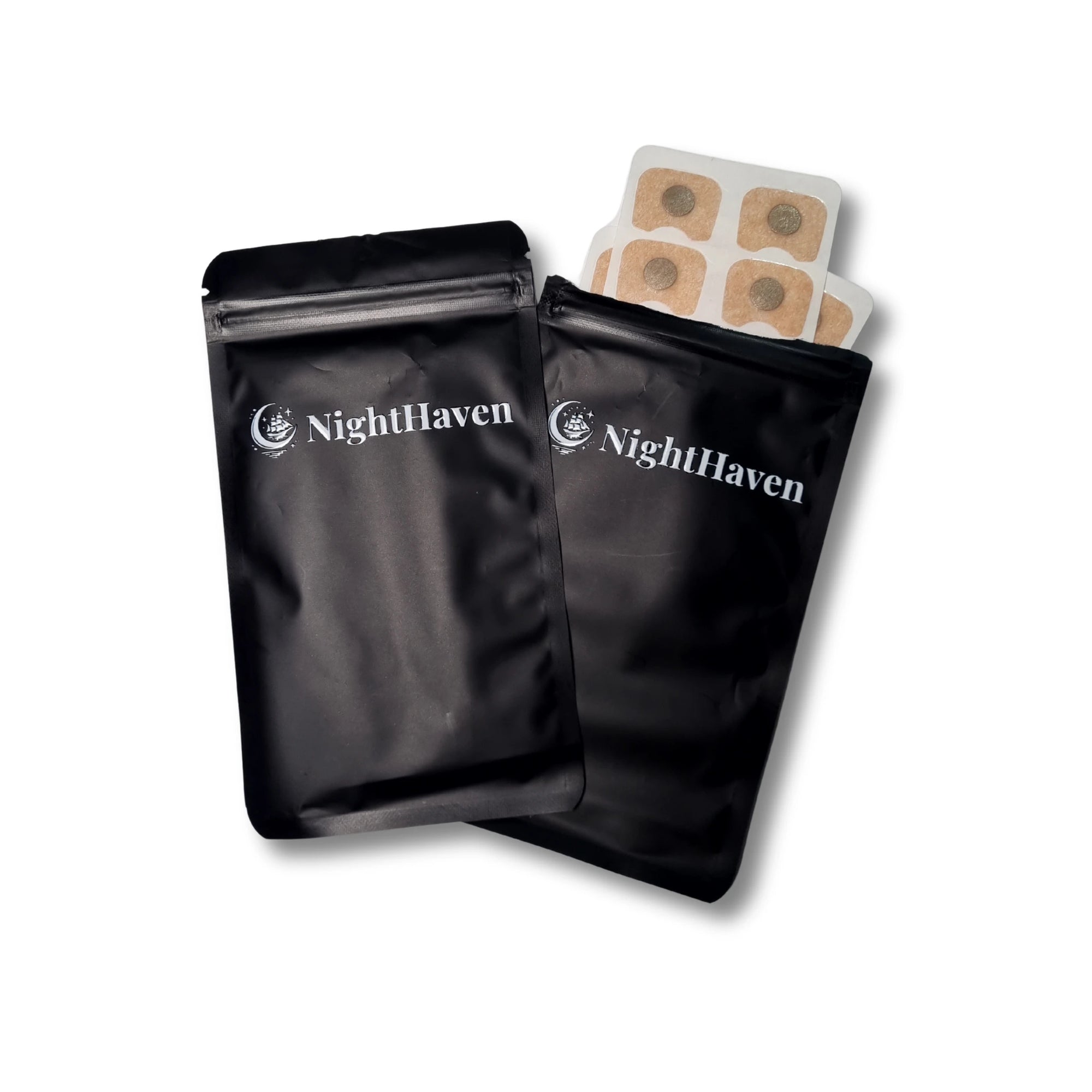 NightHaven Refill Packs, praktische Nachfüllpacks mit Klebepatches für Magnetische Nose Strips, ideal zur Reduktion von Schnarchen und für besseren Schlaf