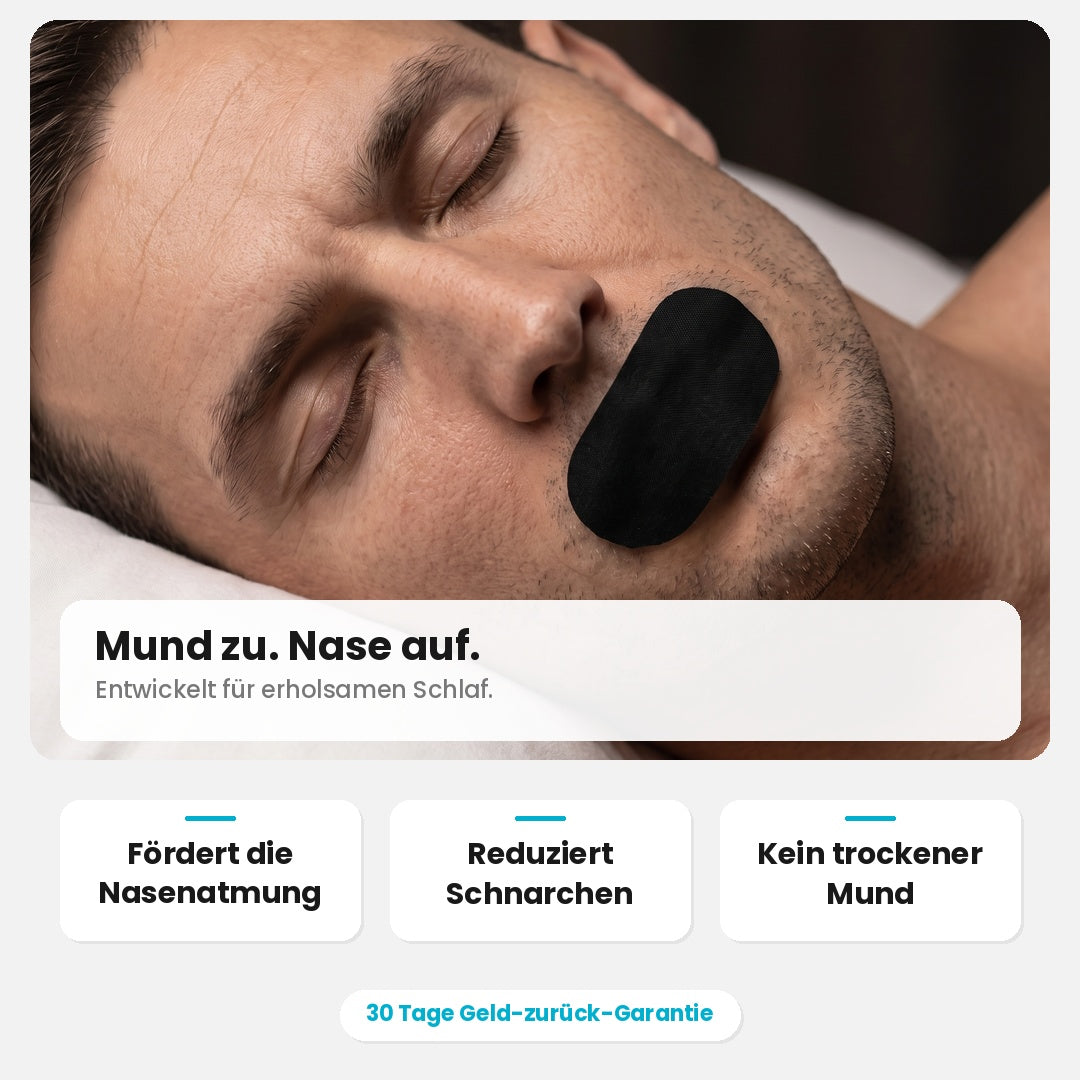 NightHaven Mouth Tape: Mund zu, Nase auf für erholsamen Schlaf 