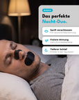 Better-Sleep-Bundle: Mouth Tape und schwarze Nose Strips im Set 