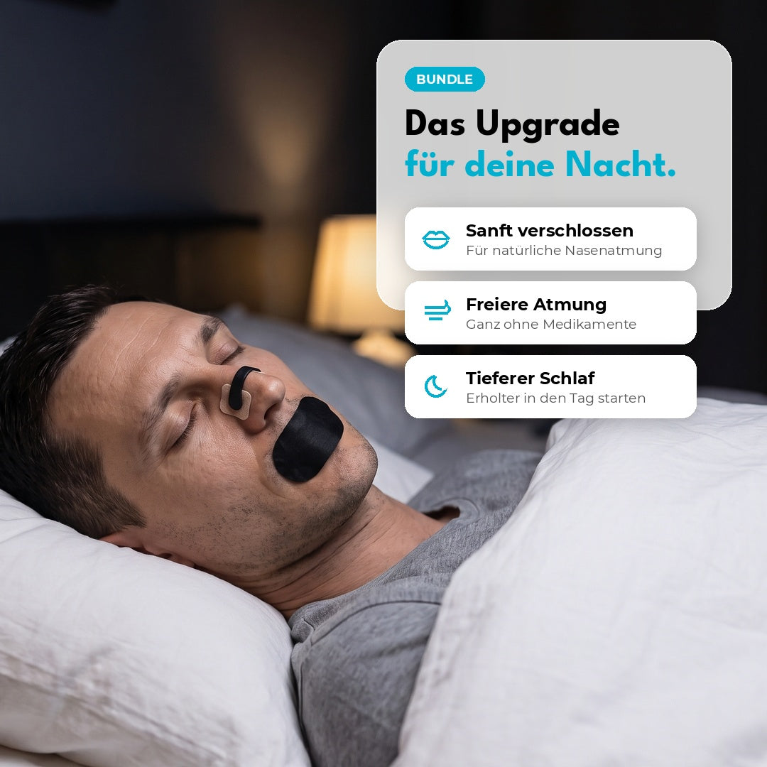 Better-Sleep-Pro-Bundle: Magnetic Nose Strip und Mouth Tape im Set 