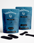 NightHaven Better-Sleep-Bundle mit Mouth Tape und schwarzen Nose Strips 