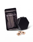 Refill & Go Bundle von NightHaven: Magnetic Patches Refill Pack und Reiseetui in Schwarz für den Magnetic Nose Strip 