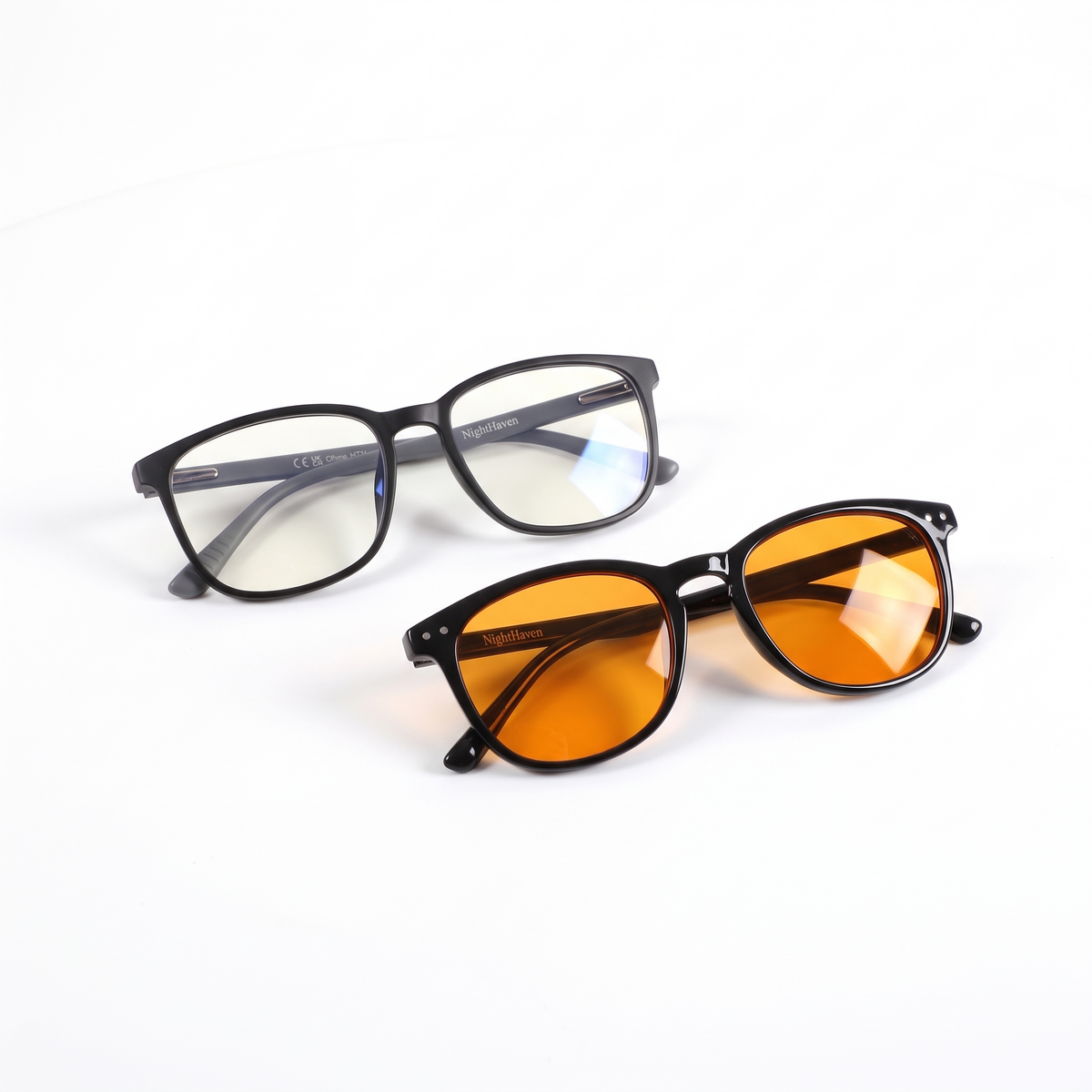 NightHaven Lumen-Bundle mit VESPER Amber und CIRCADIA in Schwarz 