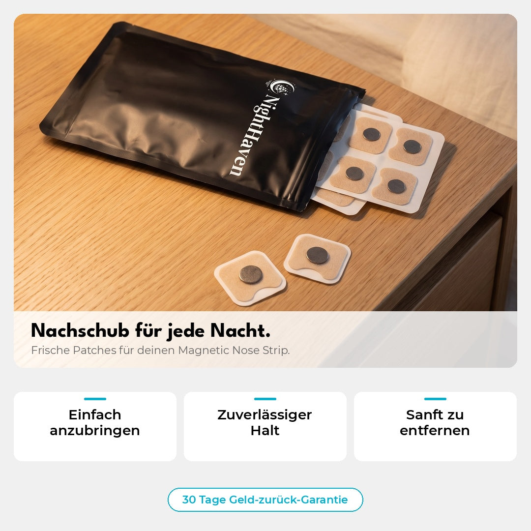 Nachschub für jede Nacht: frische Patches für deinen Magnetic Nose Strip